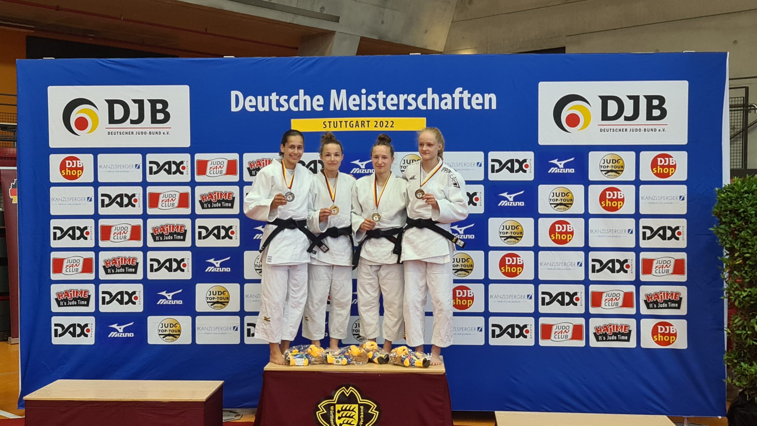 Lena Djeriou bei der Deutschen Judo Meisterschaft der Frauen